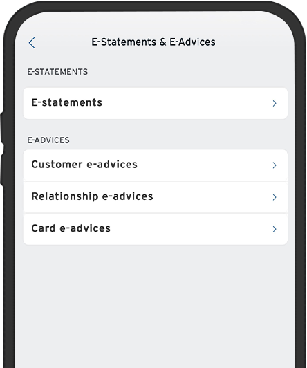 e-Statements & e-Advices